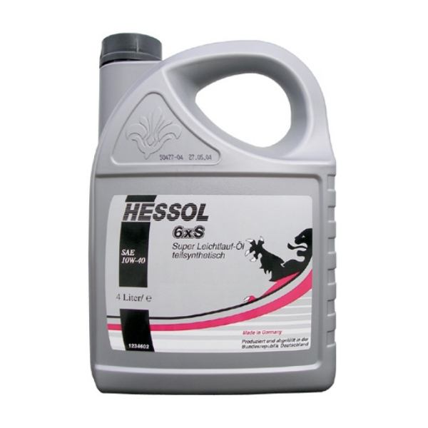 Моторное масло Hessol 6xS 10w40 полусинтетическое (4л)